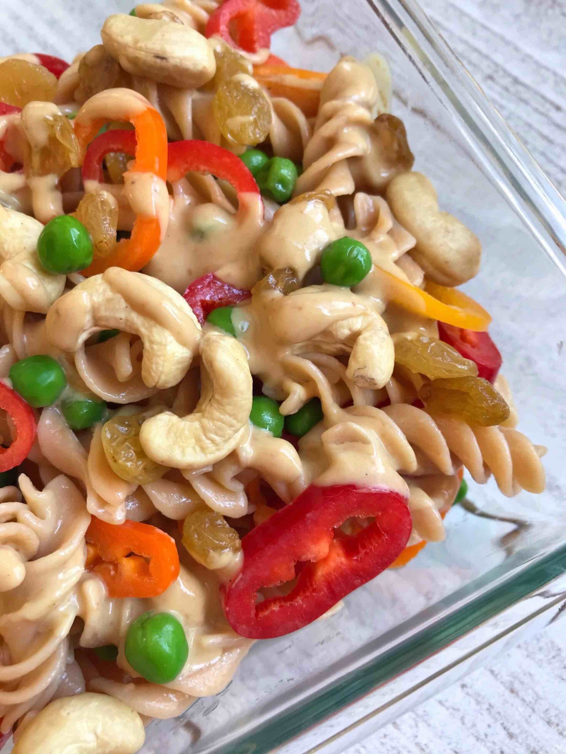 Cashew Curry Pasta Salad The Balanced Blood Sugar Society