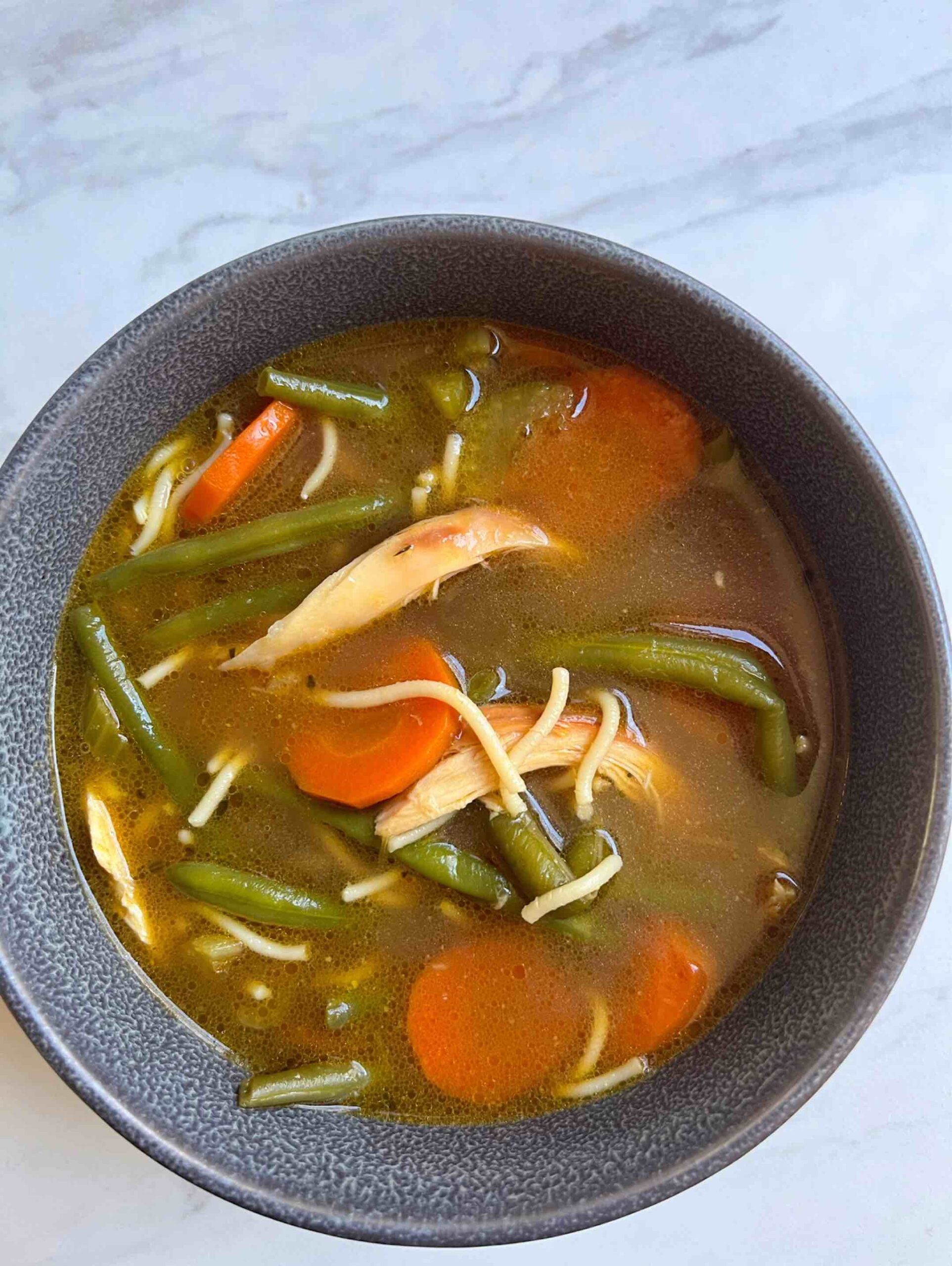 SesameGinger Chicken Noodle Soup The Balanced Blood Sugar Society